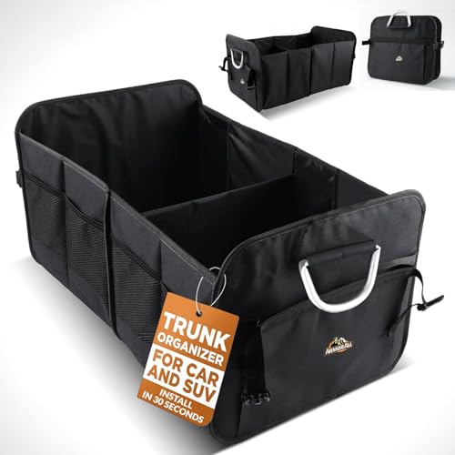Armor All 8-Compartment Collapsible Car Trunk Organizer