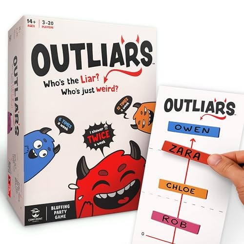 Confident Games Outliars Party Game