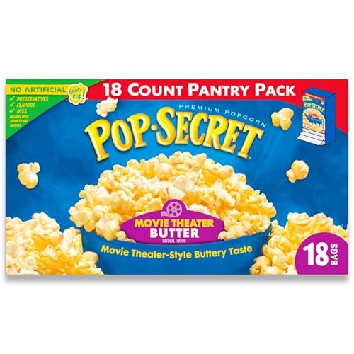 Pop Secret Movie Theater Butter Microwave Popcorn 18-Count 3-Oz Deal