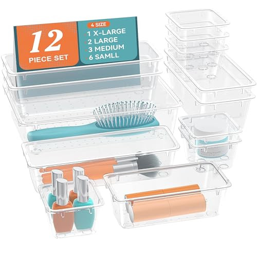 ElegantArray 12 PCS Drawer Organizer Set