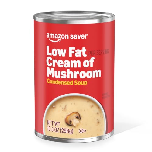 Amazon Saver Low Fat Cream of Mushroom Condensed Soup 10.5-Oz