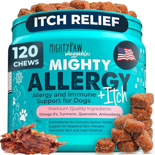Mighty Paw Waggables Allergy Immune + Itch Dog Chews