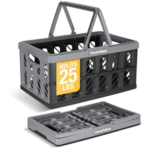 Collapsible Shopping Basket Storage Crate 6.34 gal Deal