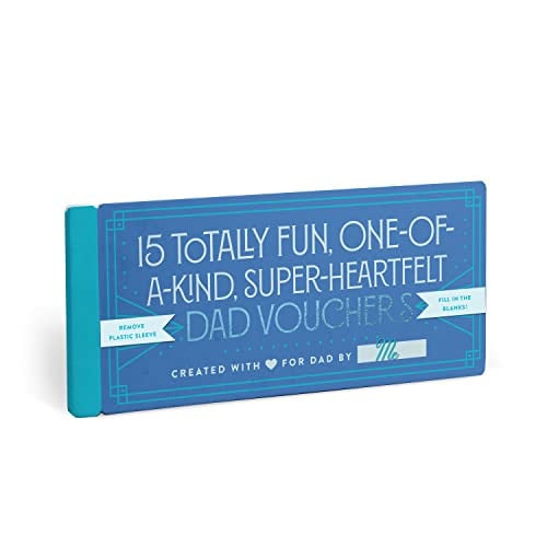 Knock Knock Fill in the Love Dad Vouchers Book of 15 Unique Coupons
