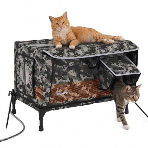 Bedsure ReflexHeat Heated Outdoor Cat House
