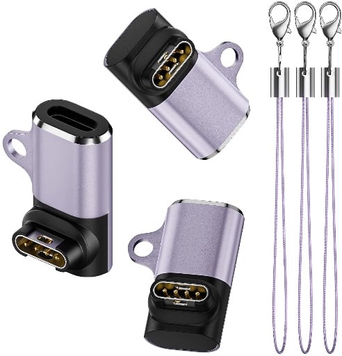 USB C Adapter Compatible with Garmin Watch 3-Pack Deal