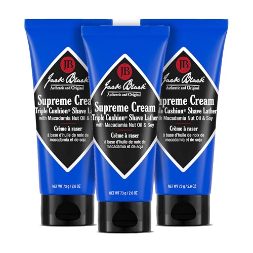 Jack Black Supreme Cream Triple Cushion Shave Lather 3-Count 2.6-Oz Deal