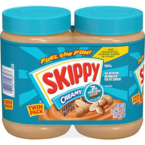 SKIPPY Creamy Peanut Butter 40 Ounce Twin Pack