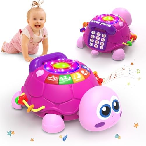 Hanayo Baby Musical Turtle Crawling Girl Toys Deal