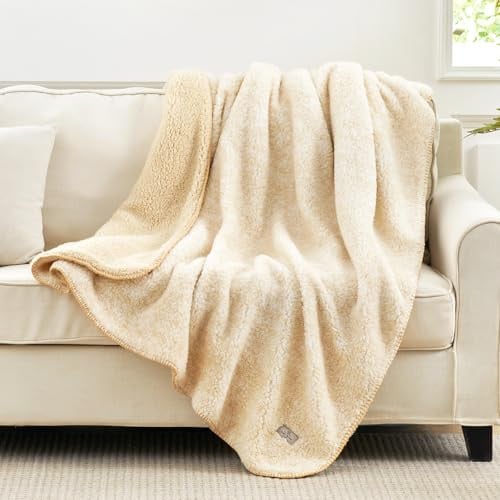 Cozy Bliss Reversible Blanket 50" x 60" Throw Deal