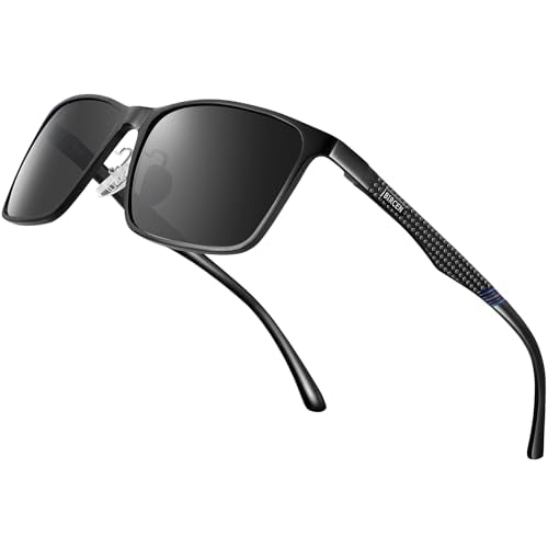 Bircen Mens Polarized AL-Mg Metal Sunglasses Deal