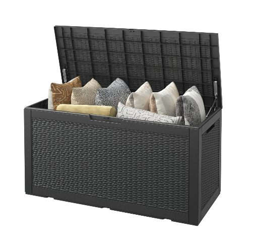 Bifanuo 100 Gallon Lockable Resin Outdoor Storage Box