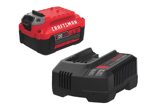 CRAFTSMAN V20 4Ah Lithium-ion Power Tool Battery Kit + FREE Select Tool