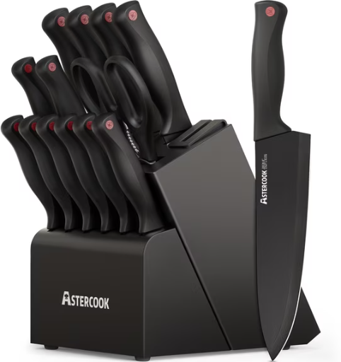 Astercook Kitchen Knife Set, 14 Pcs Deal