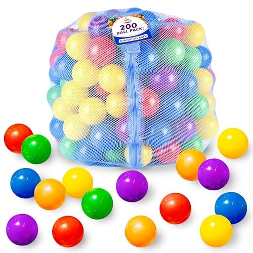 Sunny Days Entertainment 200-Count 2.5" Non-Toxic Crush-Resistant Play Balls Deal