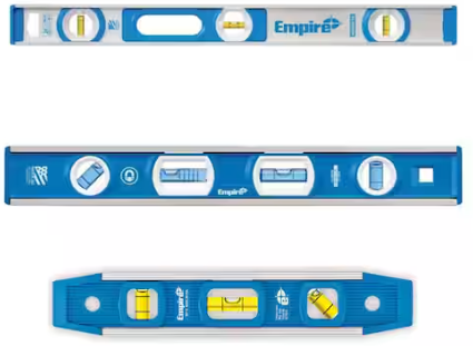 Empire 24in. Aluminum I-Beam Level with 12 and 9 levels
