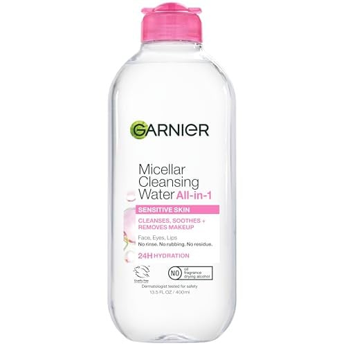 Garnier Micellar Water Hydrating Facial Cleanser & Makeup Remover 13.5 Fl Oz