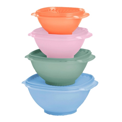 Tupperware Heritage 8-piece Square Bowl Set