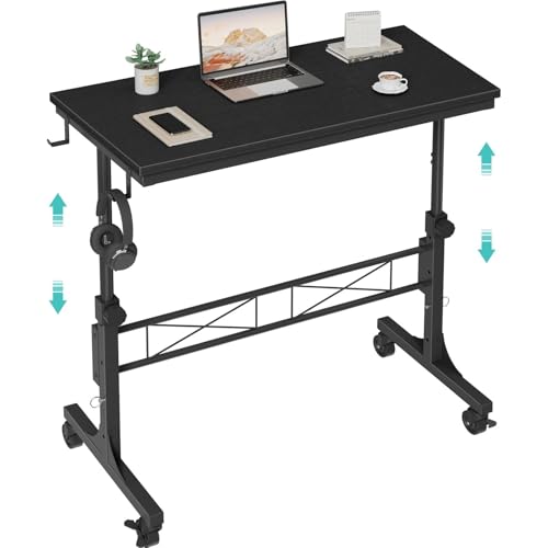 WINAZ Small Portable Rolling Standing Desk Deal