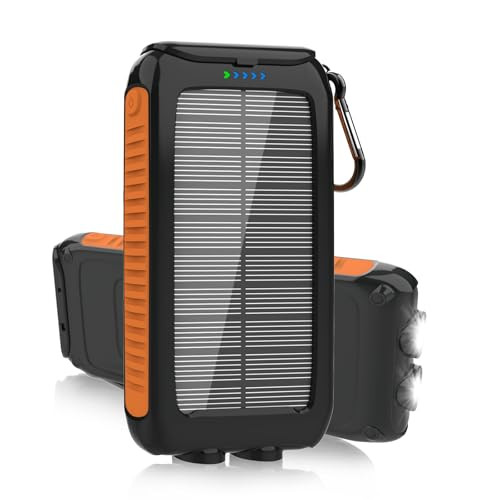Nuynix Solar Charger Power Bank 49800mAh
