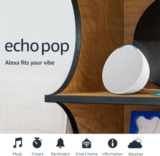 Echo Pop + Amazon Smart Plug Bundle
