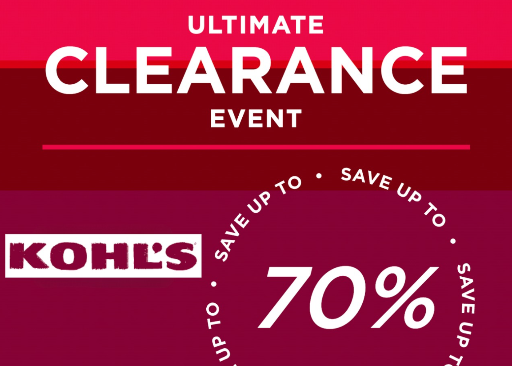 Kohl's Clearance Sale