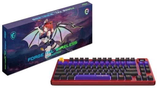 MSI Forge TKL Wireless MLG Edition Keyboard - Tenkeyless