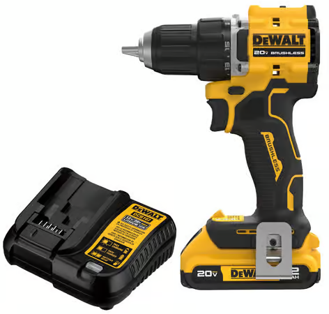 DEWALT 20V MAX Atomic 1/2 in. Brushless Cordless Drill/Driver Kit Deal