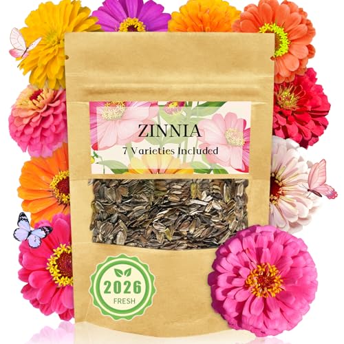 Zinnia Seeds Bulk 5,000+ Mixed Colors