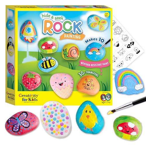 Creativity for Kids Hide and Seek Rock Painting Kit
