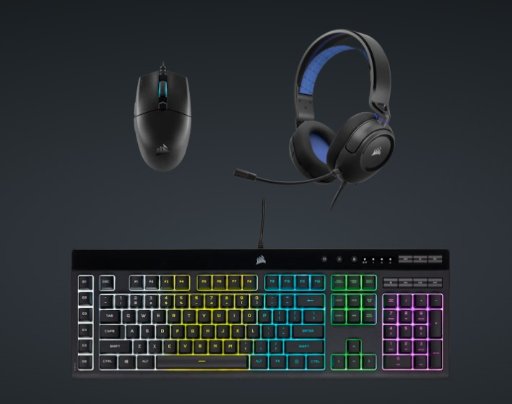 Corsair Refurbished 3-Piece Gaming Bundle