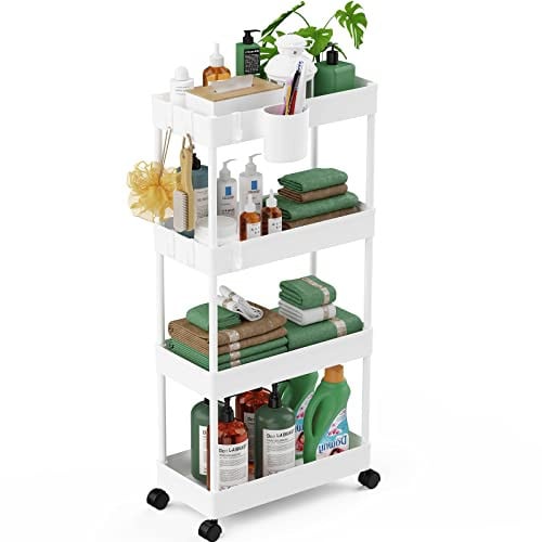LEHOM 4-Tier Rolling Utility Cart Deal