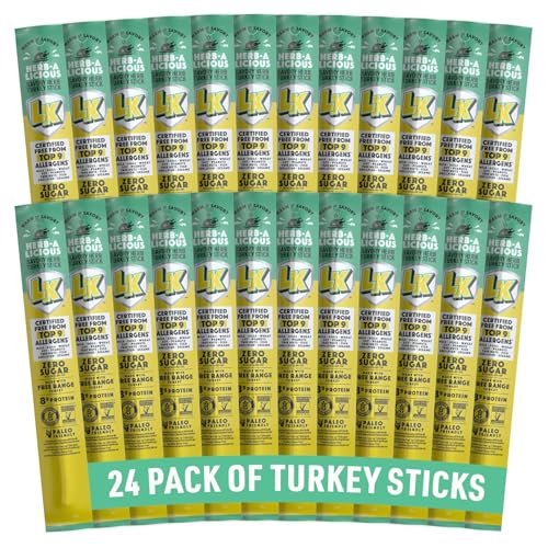 Lorissa's Kitchen Herb-A-Licious Herb Turkey Sticks 24-Pack 1-Oz