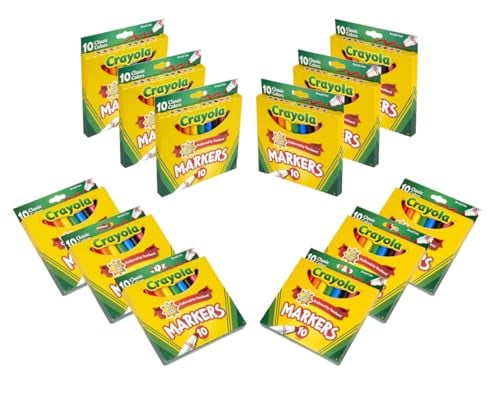 Crayola Broad Line Markers 12-Pack Deal