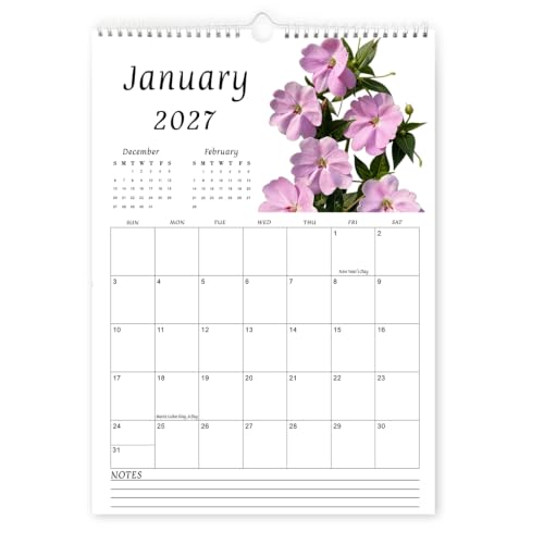 2027 18-Month Wall Calendar (Oct 2026 – Mar 2028), Large 11.7" x 16.5" Deal
