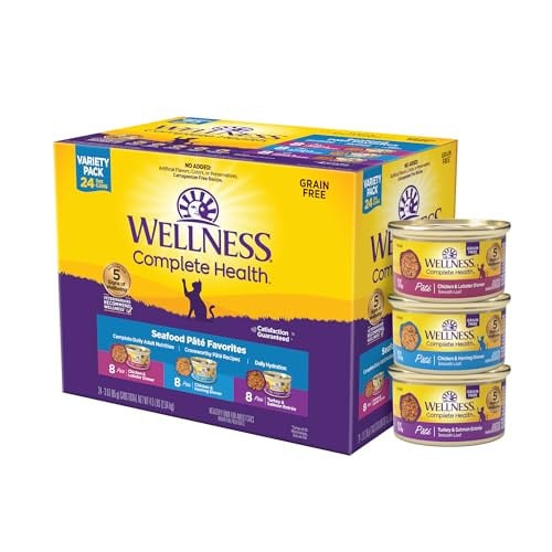 Wellness Complete Health Seafood Pate Variety 24-Pack Deal