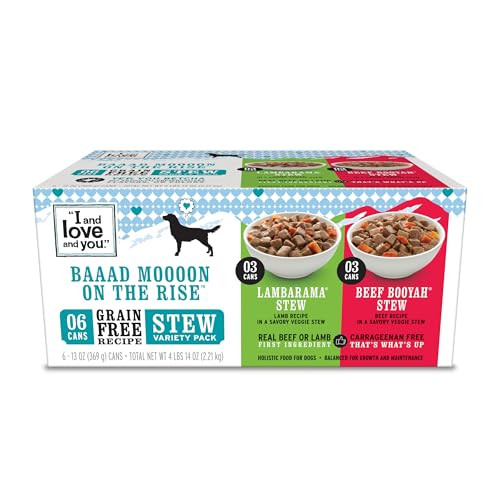 6-Pack 13-Oz I and love and you Wet Dog Food