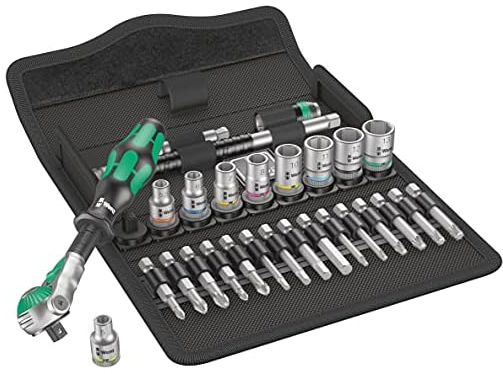 Wera 8100 SA 6 Zyklop Metric Speed Ratchet Set, 28 Piece, 1/4" Drive Deal