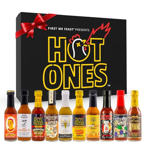 Hot Ones 10-Pack Hot Sauce Challenge Gift Set