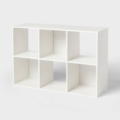 Brightroom 11" Cube Organizer White (6 Cube) Deal