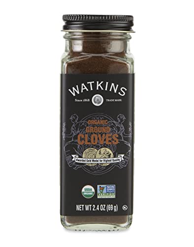 Watkins Gourmet Organic Spice Jar, Ground Cloves 2.4 Ounce