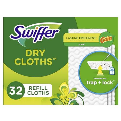 Swiffer Sweeper Dry Sweeping Cloth Refills (Gain Original) 2 x 32-Count
