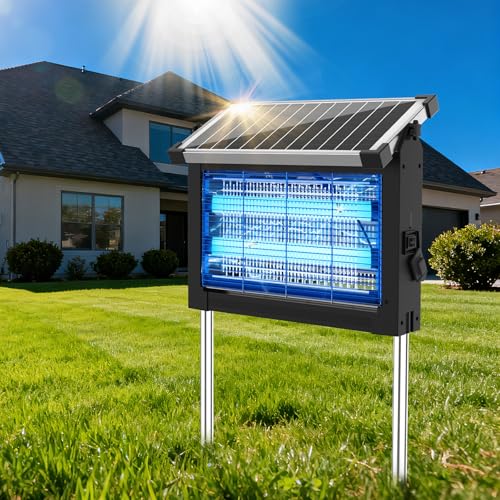 4500V OnBeam Solar Bug Zapper with 10W Solar Panel Deal