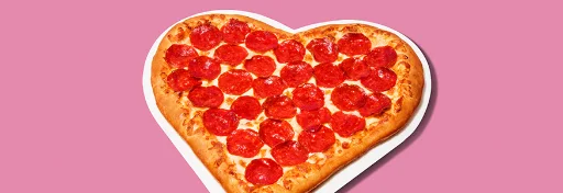 1-Topping UNCUT Heart-Shaped Pizza