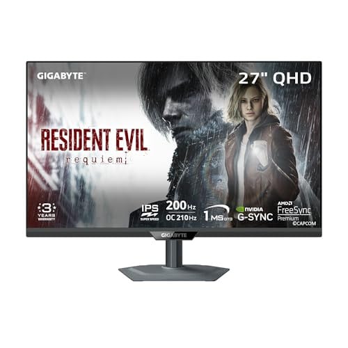 GIGABYTE M27Q2 27" QHD 2560x1440 200Hz/OC 210Hz 1ms GTG SS IPS Gaming Monitor Deal