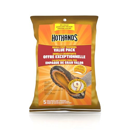 HotHands Insole Foot Warmers Value Pack, 5 Pairs