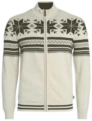Chaps Men's & Big Men's Fairisle Full Zip Sweater