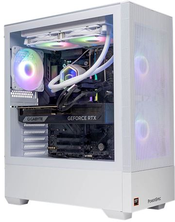 PowerSpec G757 Gaming PC AMD Ryzen 7 9800X3D, RTX 5080 16GB, 32GB DDR5-6000 RAM, 2TB SSD