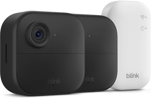 Blink Outdoor 4 1080p Wireless Security Camera System w/ Two-Way Talk & Sync Module Core (2-Camera) Deal