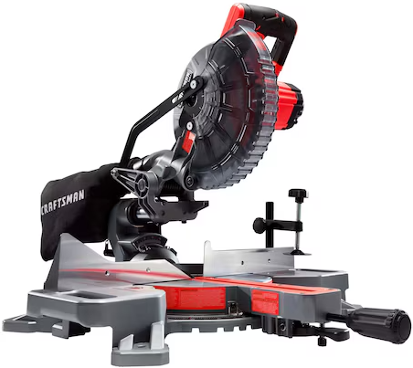 CRAFTSMAN V20 7-1/4-in 20-volt max Single Bevel Sliding Compound Cordless Miter Saw Deal